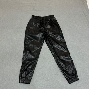 Blank NYC Womens Faux Leather Pants Size 25